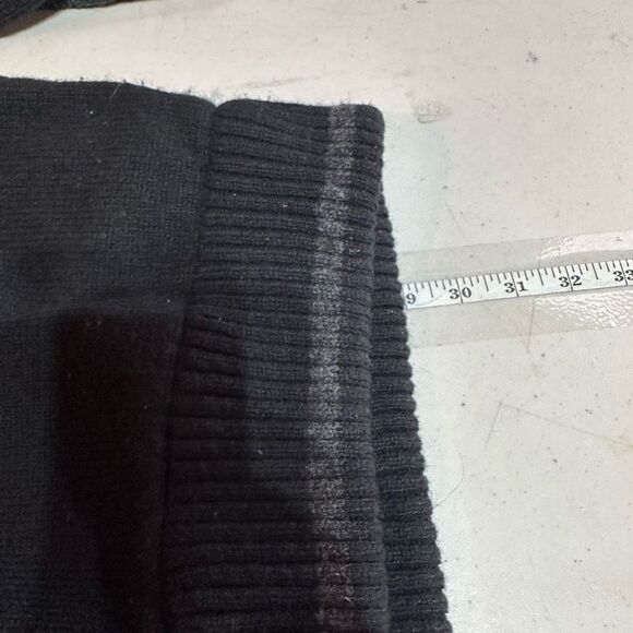 LAFUMA mens wool blend sweater Quarter‎ Zip lined black Windstopper large - Picture 13 of 13